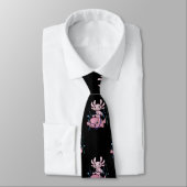 Axolotl Riding Blobfish Stropdas (Gebonden)