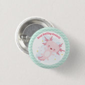 Axolotl Ronde Button 3,2 Cm (Voorkant /achterkant)