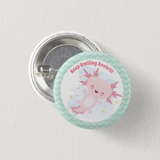 Axolotl Ronde Button 3,2 Cm (Voorkant /achterkant)
