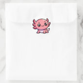 Axolotl Ronde Sticker (Tas)