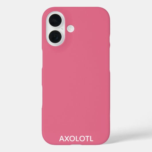 Axolotl roze kleurnaam Case-Mate iPhone case (Achterkant)
