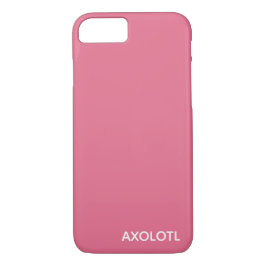 Axolotl roze kleurnaam iPhone 8/7 hoesje