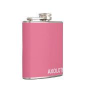 Axolotl roze kleurnaam heupfles (Rechts)