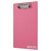 Axolotl roze kleurnaam klembord (Links)