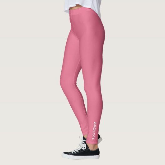Axolotl roze kleurnaam leggings (Links)