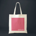 Axolotl roze kleurnaam tote bag<br><div class="desc">Axolotl roze kleurnaam</div>