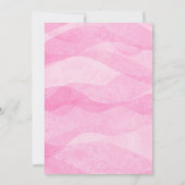 Axolotl roze meisje Schattigee salamander aquatisc Kaart (Achterkant)