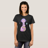 Axolotl Roze Ruimte T-shirt (Voorkant volledig)