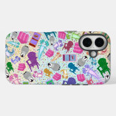 Axolotl roze trap Apple iPhone 16 Hoesje stoer (Achterkant (horizontaal))