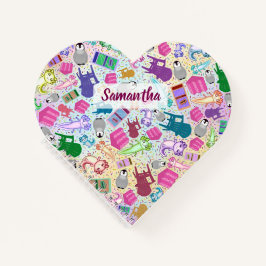 Axolotl Roze Trappen Custom Heart Spiral Notitiebo Notitieboek