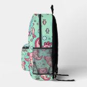 Axolotl Rugzak – Cute Pastel Wezen Design (Rechts)