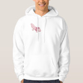 Axolotl Salamander hoodie / gehaakte sweatshirt (Voorkant)