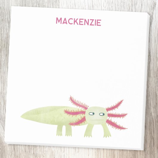 Axolotl Salamander Leuk Gepersonaliseerde Aangepas Post-it® Notes