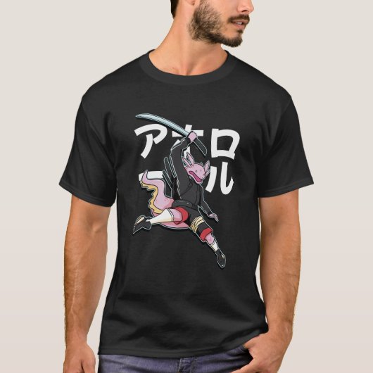 Axolotl Samurai T-shirt (Voorkant)