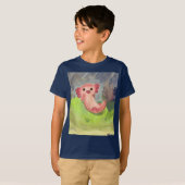 Axolotl schattig t-shirt (Voorkant volledig)