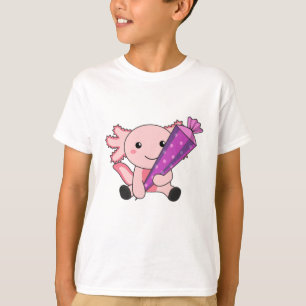 Axolotl School Enrollment Kita 2021 Schoolchild T-shirt
