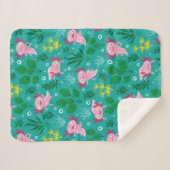 Axolotl Sherpa Blanket Deken (Voorkant (horizontaal))
