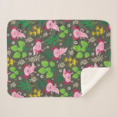 Axolotl Sherpa Blanket Deken (Voorkant (horizontaal))