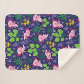 Axolotl Sherpa Deken (Voorkant (horizontaal))