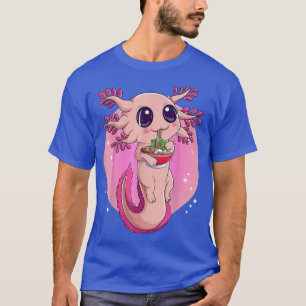 Axolotl Shirt for Women Girls, Japans Ramen Nood