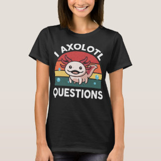 Axolotl-Shirt I Axolotl Vragen Shirt Kinder Schatt