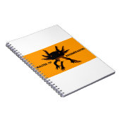 Axolotl sinaasappel notitieboek (Rechterzijde)