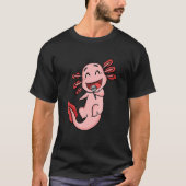 Axolotl sings t-shirt (Voorkant)