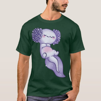 Axolotl Sleep Nap Cute Funny Axolotls Kawaii Japan T-shirt