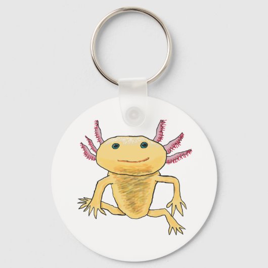 Axolotl Sleutelhanger (Voorkant)