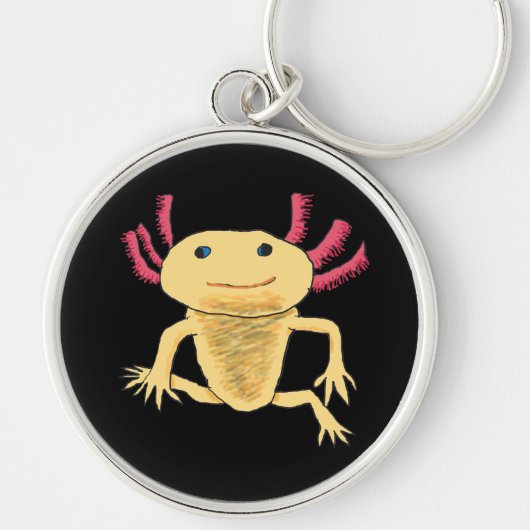 Axolotl Sleutelhanger (Voorkant)