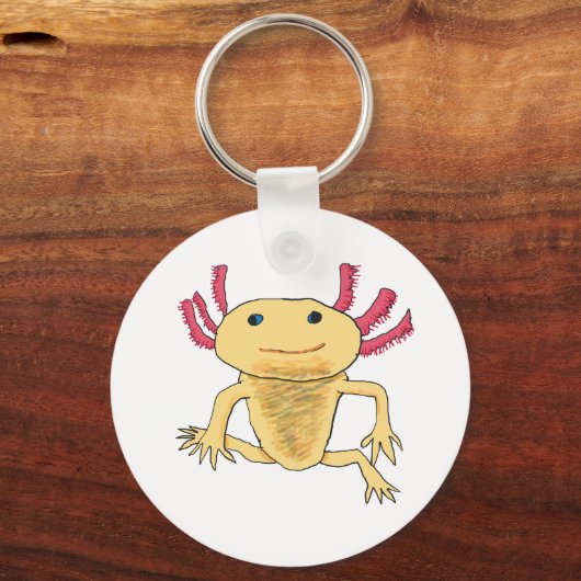 Axolotl Sleutelhanger (Voorkant)