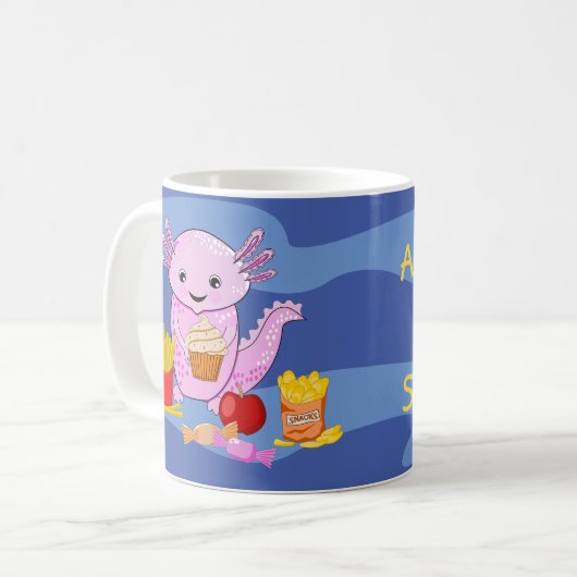 Axolotl Snax'olotl schattige Mok (Voorkant links)
