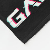 Axolotl Speelt Console Videogames Gamesolotl Gam Fleece Deken (Hoek)