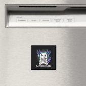 Axolotl Speelt Console Videogames Gamesolotl Gam Magneet (Insitu (Vaatwasser))