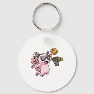 Axolotl Spelen Sketll Speler Sport Kinder Sleutelhanger