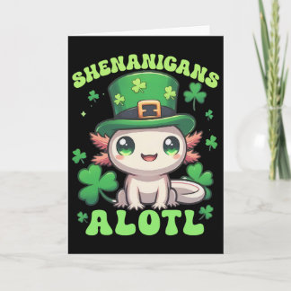 Axolotl St. Patrick's Day-gedoe Alotl  Kaart