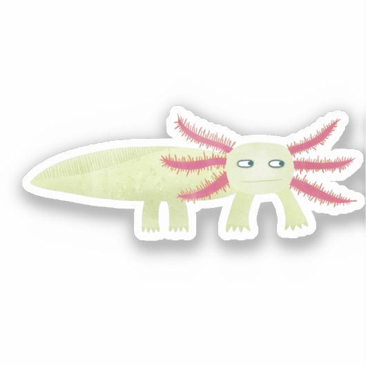 Axolotl Sticker (Voorkant)