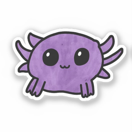 Axolotl Sticker (Voorkant)