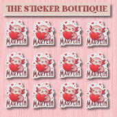 Axolotl Sticker Pack van Custom Name Valentijn