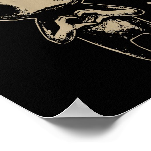 Axolotl Still Emo Goth  Poster (Hoek)