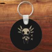 Axolotl Still Emo Goth  Sleutelhanger (Voorkant)