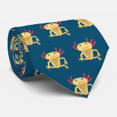 Axolotl Stropdas (Opgerold)