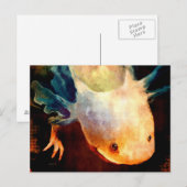 Axolotl Sun Briefkaart (Voorkant / Achterkant)