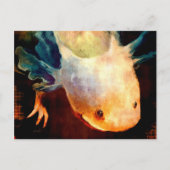 Axolotl Sun Briefkaart (Voorkant)