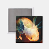 Axolotl Sun Magneet (Voorkant / Achterkant)
