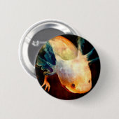Axolotl Sun Ronde Button 5,7 Cm (Voorkant /achterkant)