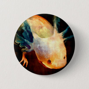 Axolotl Sun Ronde Button 5,7 Cm