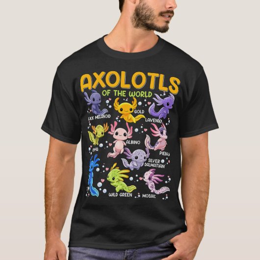 Axolotl T-shirt (Voorkant)