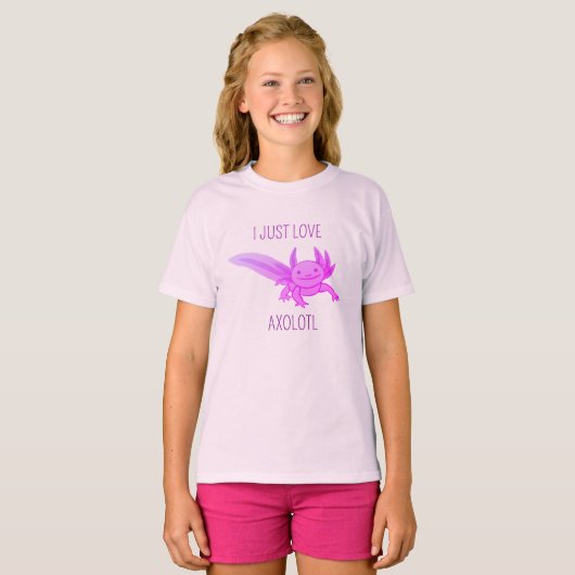 Axolotl T-shirt (Voorkant volledig)