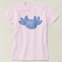 Axolotl T-shirt - BLAUW